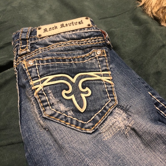 Rock Revival 25x31 Heidi Boot Cut Jeans - Picture 5 of 7